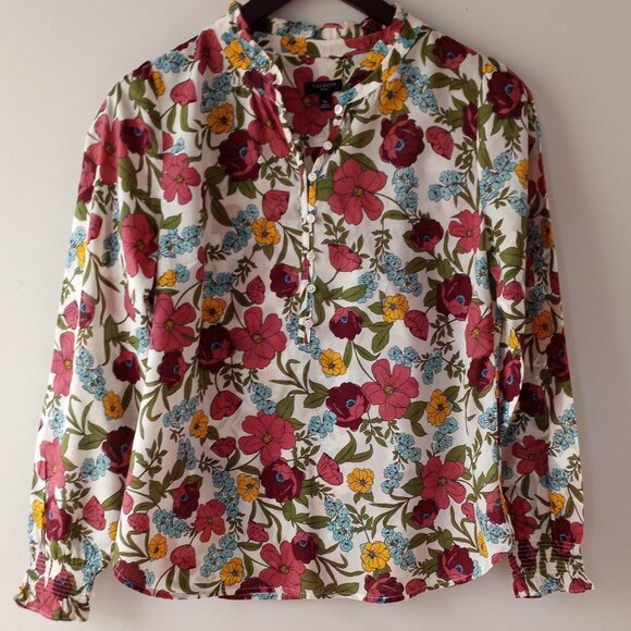 Talbots Tops - 'Talbots' Floral Blouse S/P EUC